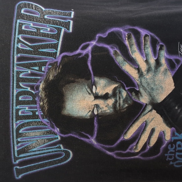 Rare Vintage WWF Wrestling 1997 Undertaker "The Dark Days" T-Shirt Tee M Medium - Picture 12 of 13